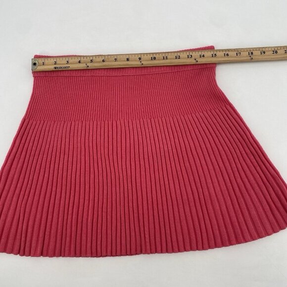 Aerie Women’s Size M Take Charge Wool Sweater Skirt Pink Punch 2778 - Picture 8 of 9